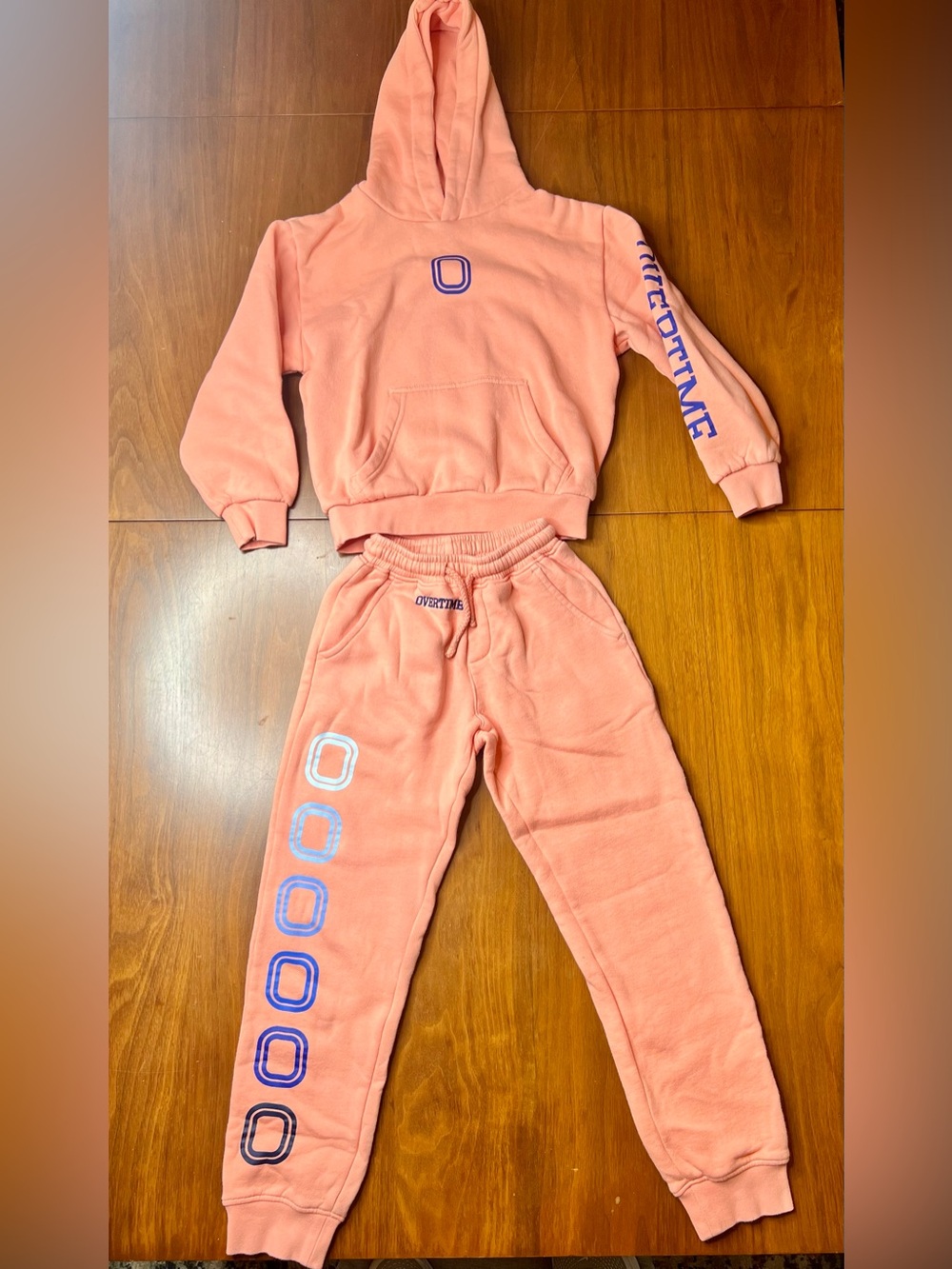 Overtime Kids Hoodie & Sweatpants Jogger Set Youth S (7-8)